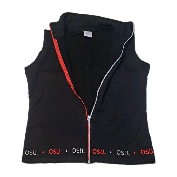 Ohio State Buckeyes XL Trendz Full Zip Fleece Vest OSU Football Fan Gear Outdoor - Picture 2 of 6